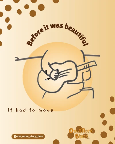 An early line drawing from the animated One More Story world